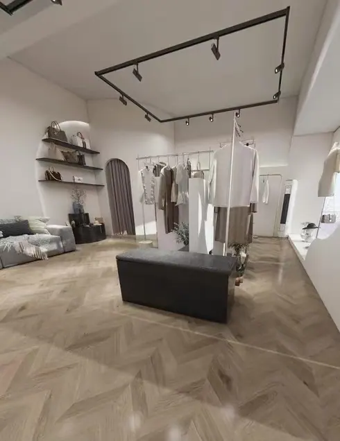 Retail showroom display cabinetry