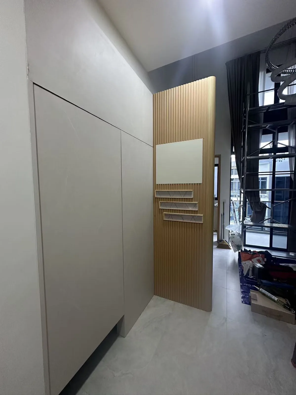 Entryway & Kitchen Carpentry (Loft) — Johor Bahru